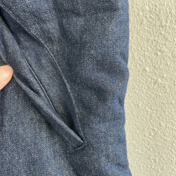 E2 Clothing Women's Boho Aztec Denim Vest Size Medium NWT Casual Modern Cozy - Picture 16 of 16